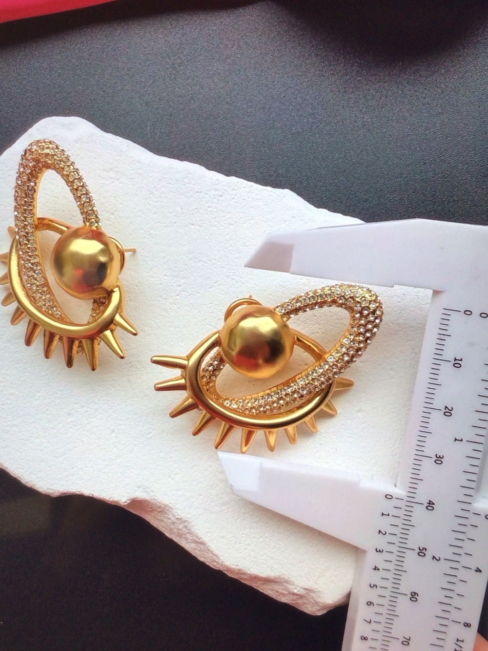 Schiaparelli Planet Eye Earrings - Picture 5 of 5